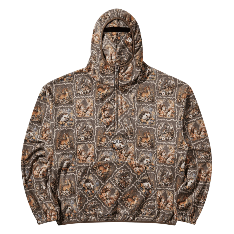 Umbro Cub Fleece Anorak Light Brown