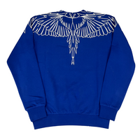 County of Milan Felpa Girocollo Con Stampa Ali Geometriche