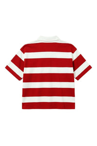 Basedodici Polo Stripes White/Red