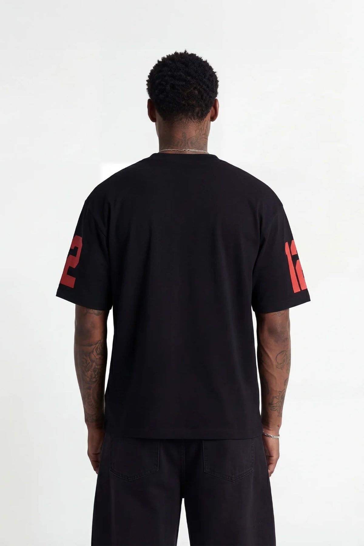 Hoodie Boxy Fit Red 