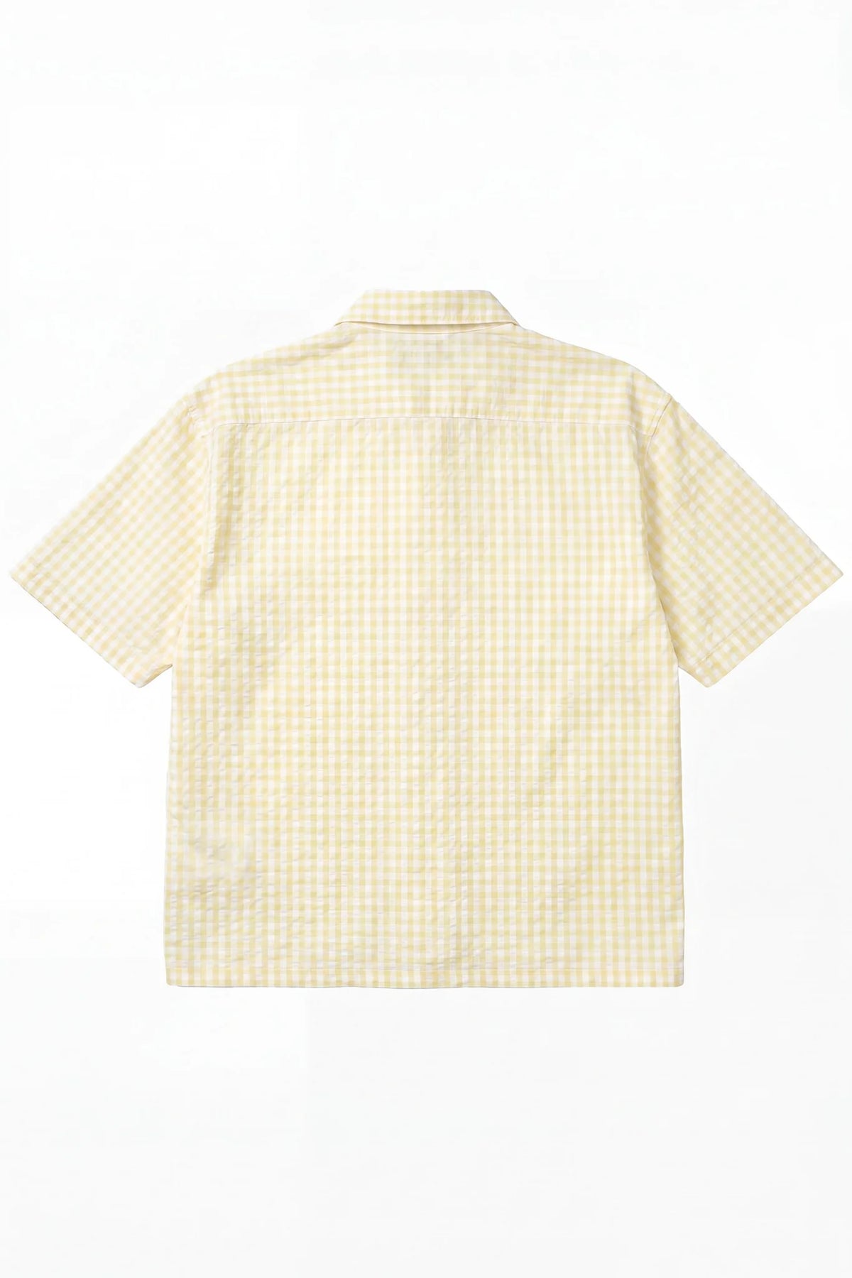 Basedodici Checked Shirt Yellow Summer Club