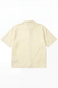 Basedodici Checked Shirt Yellow Summer Club