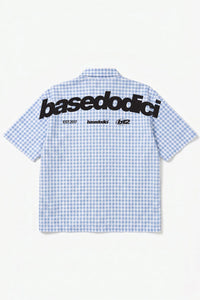 Basedodici Checked Shirt Blue Summer Club