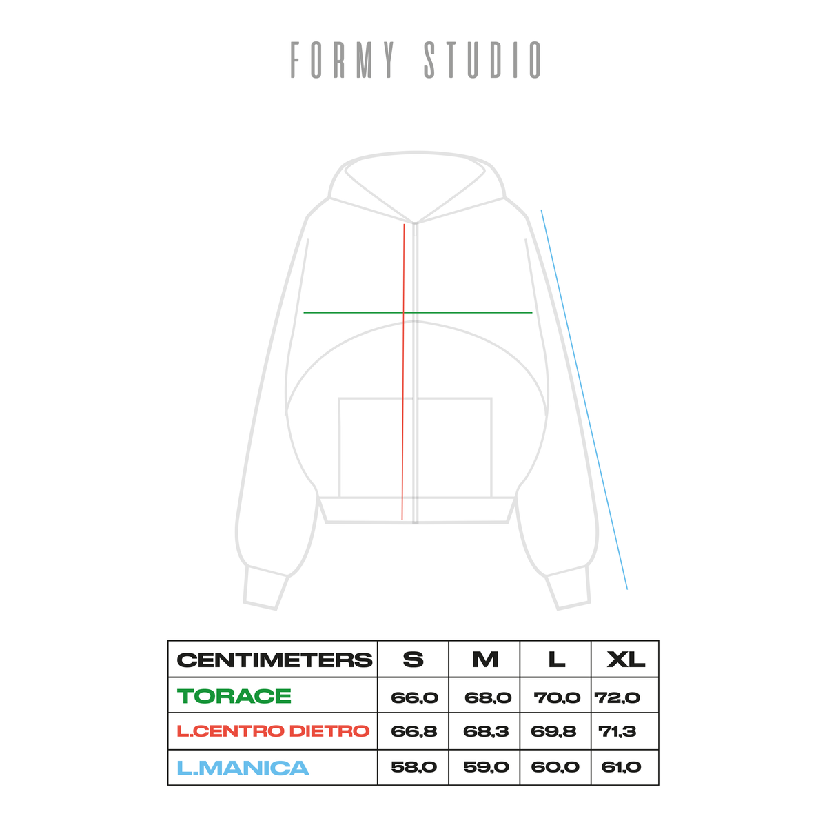 Formy Studio Hoodie Zip Heaven