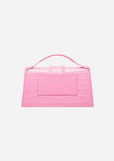 Jacquemus Le Grand Bambino Crocodile Pink