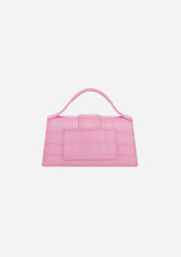 Jacquemus Le Bambino Mini Crocodile Pink