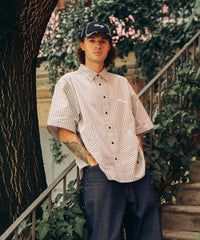 X-Large Check Double Sleeves Shirt