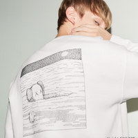 KAWS x Uniqlo Long-Sleeve Sweatshirt White