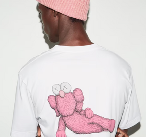 KAWS x Uniqlo Graphic T-Shirt White Pink