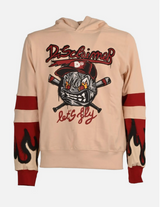 Disclaimer Hoodie lettering