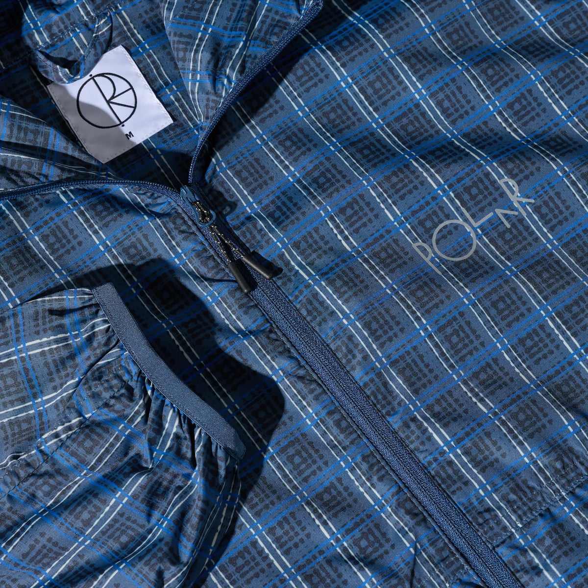 Polar Chase Light Shell Jacket - Blue Check
