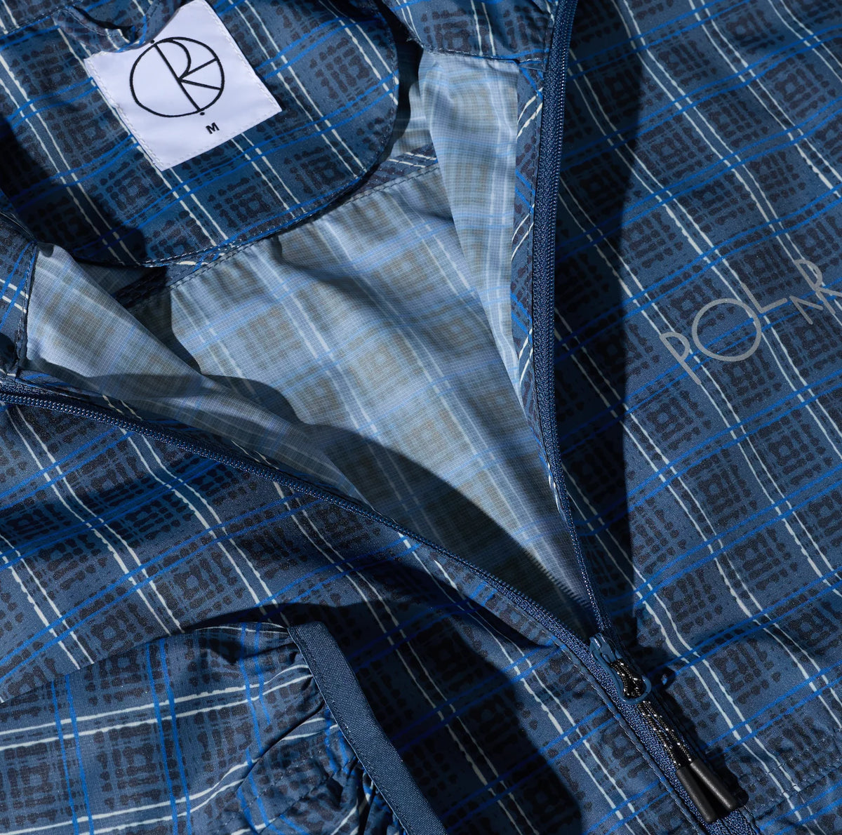 Polar Chase Light Shell Jacket - Blue Check