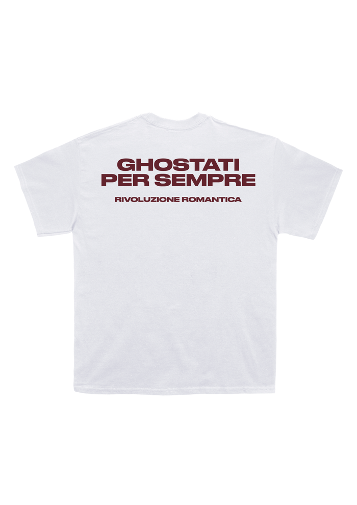 Rivoluzione Romantica Tshirt "Ghostati" White