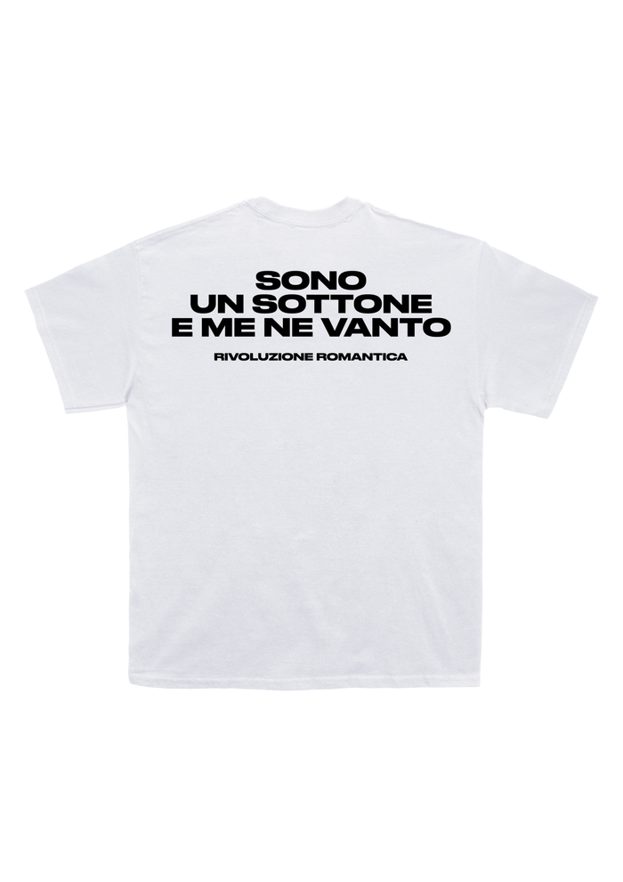 Rivoluzione Romantica Tshirt "Sottone" White