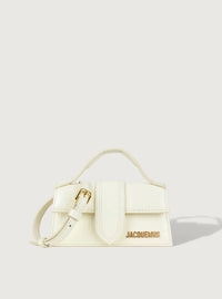 Jacquemus Le Bambino Mini Crocodile White