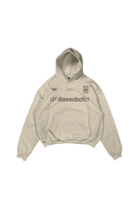 Basedodici Hoodie Club Navy Beige