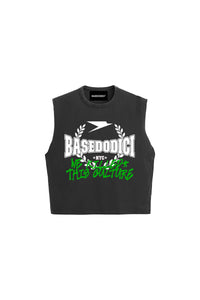 Basedodici Tank “FORSUMMER” Culture Black