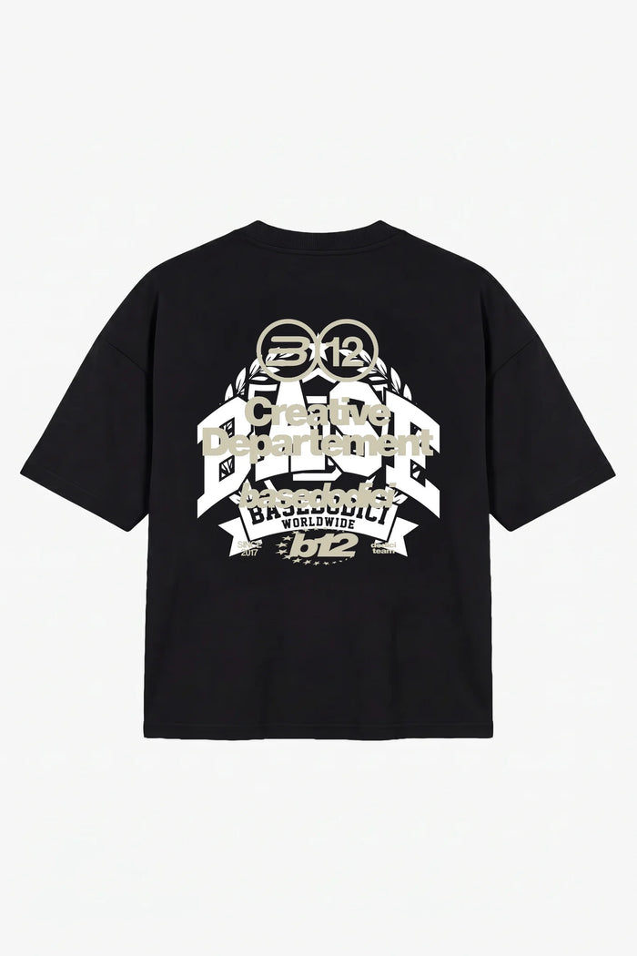 Basedodici Tshirt Black Creative Summer Club