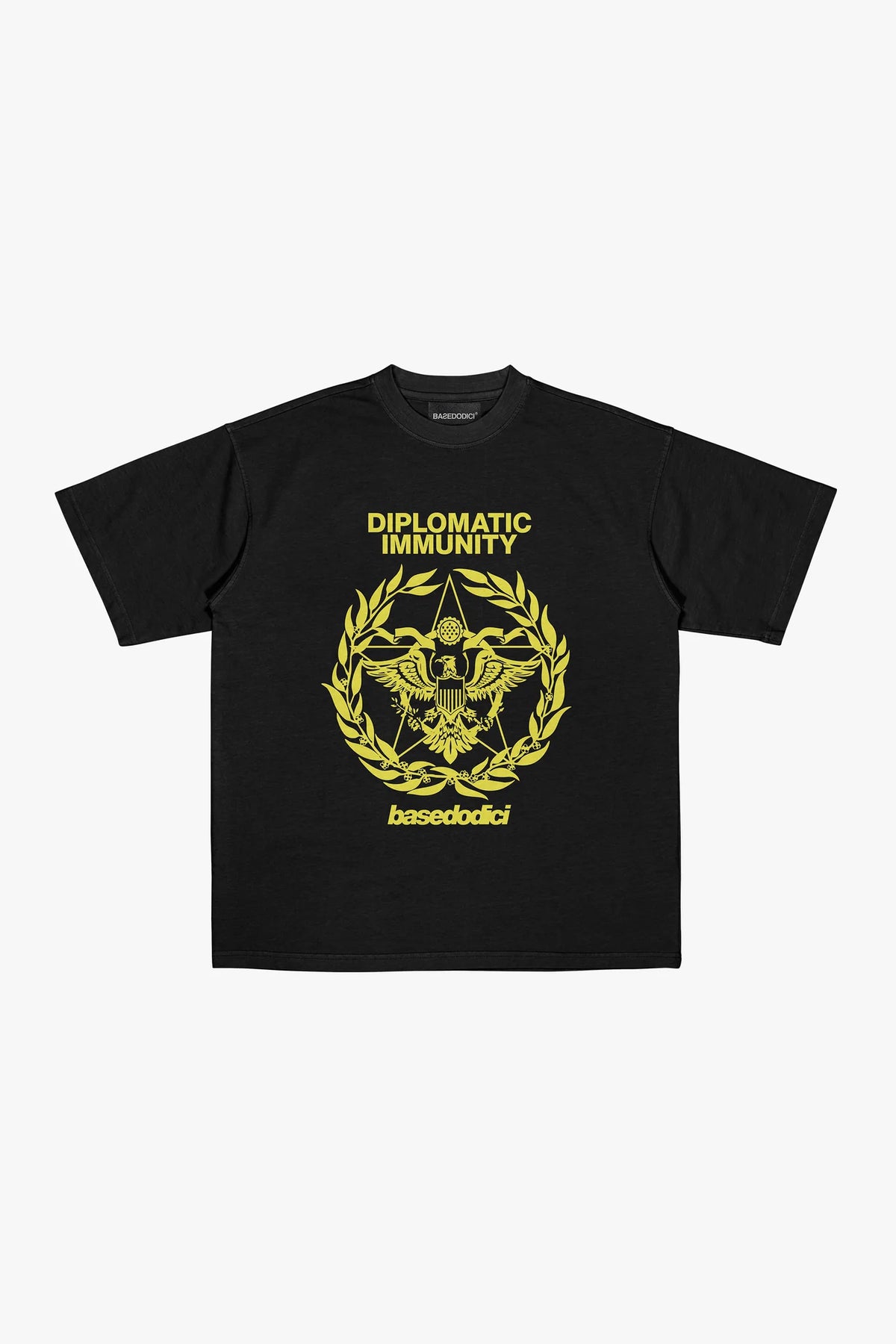 Basedodici "WORLD TOUR" Diplomatic Tee Black