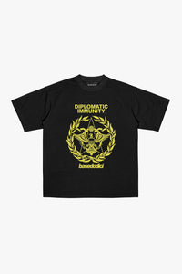 Basedodici "WORLD TOUR" Diplomatic Tee Black