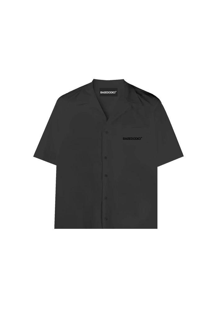Basedodici Shirt “RESORT” Ultrabasic Black