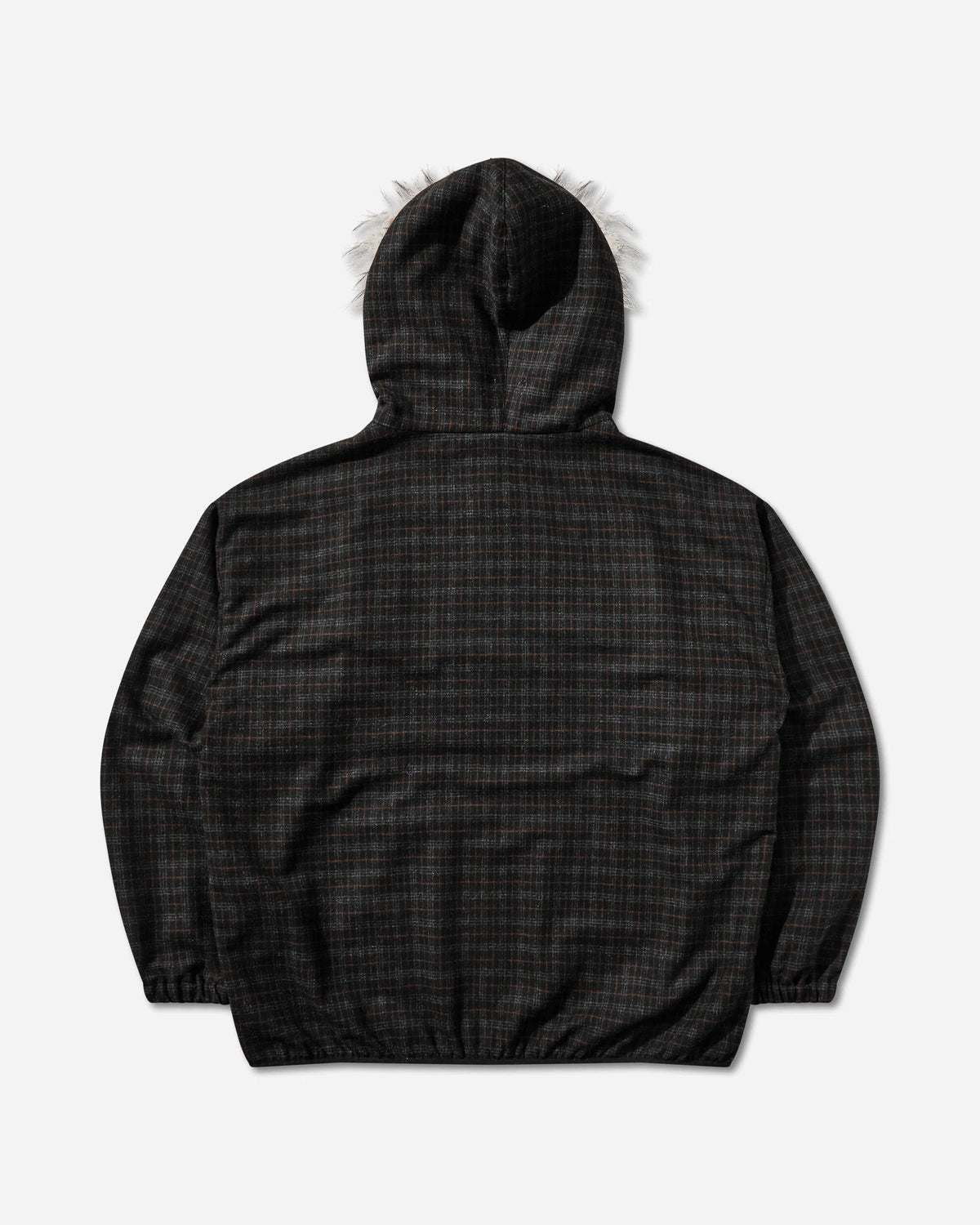 Umbro Flannel Fur Anorak Dark Brown