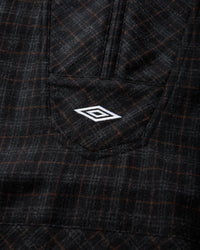 Umbro Flannel Fur Anorak Dark Brown