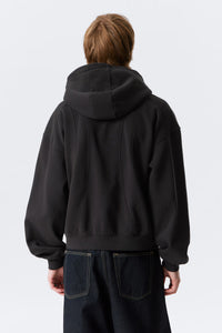 Weekday Loose Fit Blocked Zip Hoodie