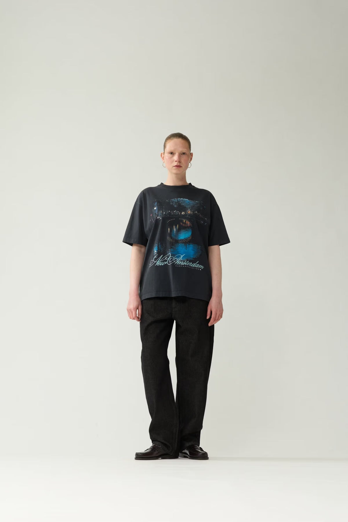 New Amsterdam City Of Water Tee Caviar