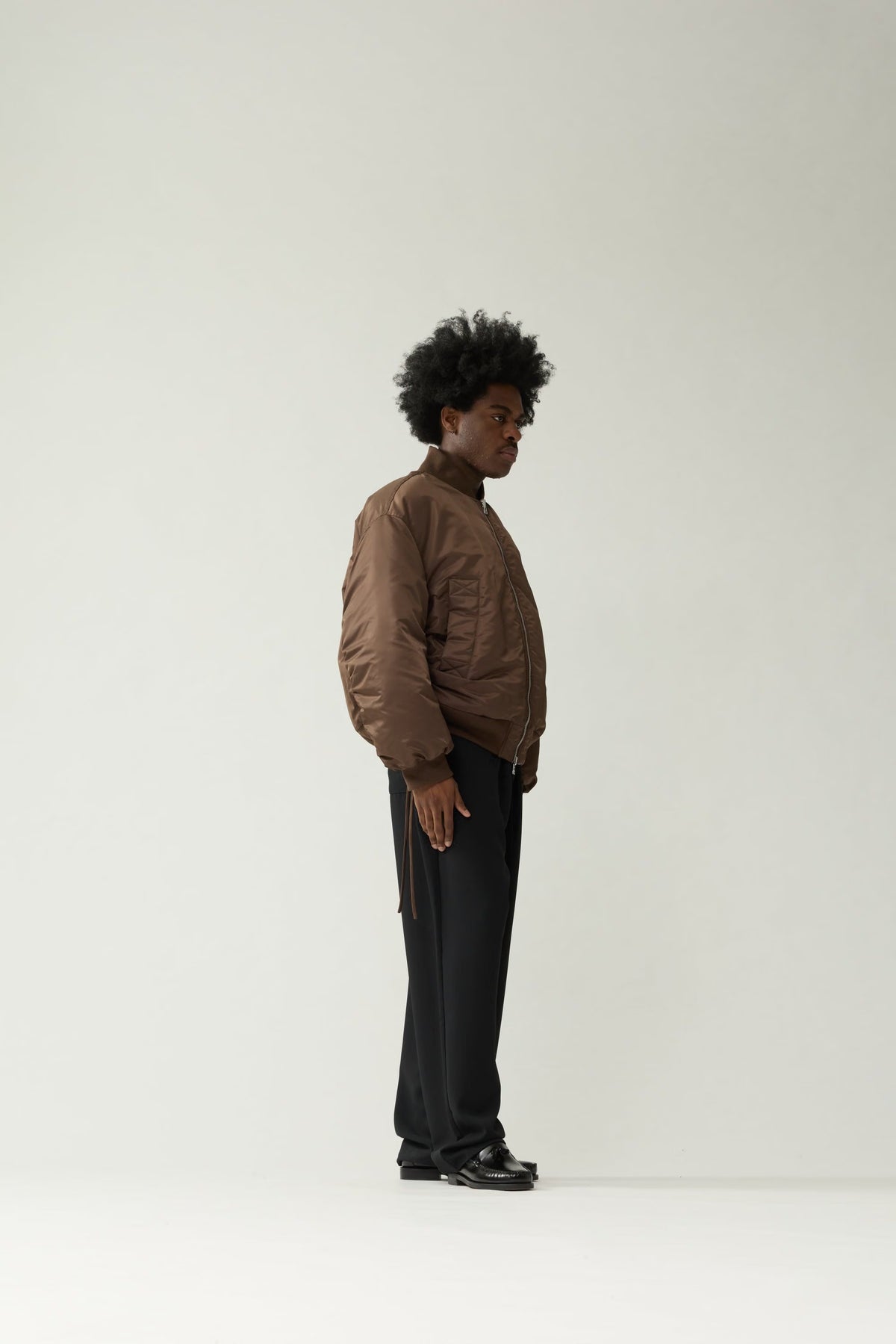 New Amsterdam Reversible Bomber Jacket  Army Green Orange