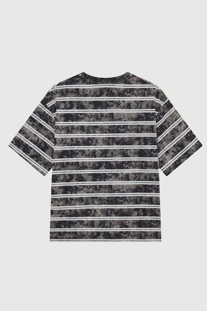 Acupuncture Acid Stripes T-shirt Steel Grey