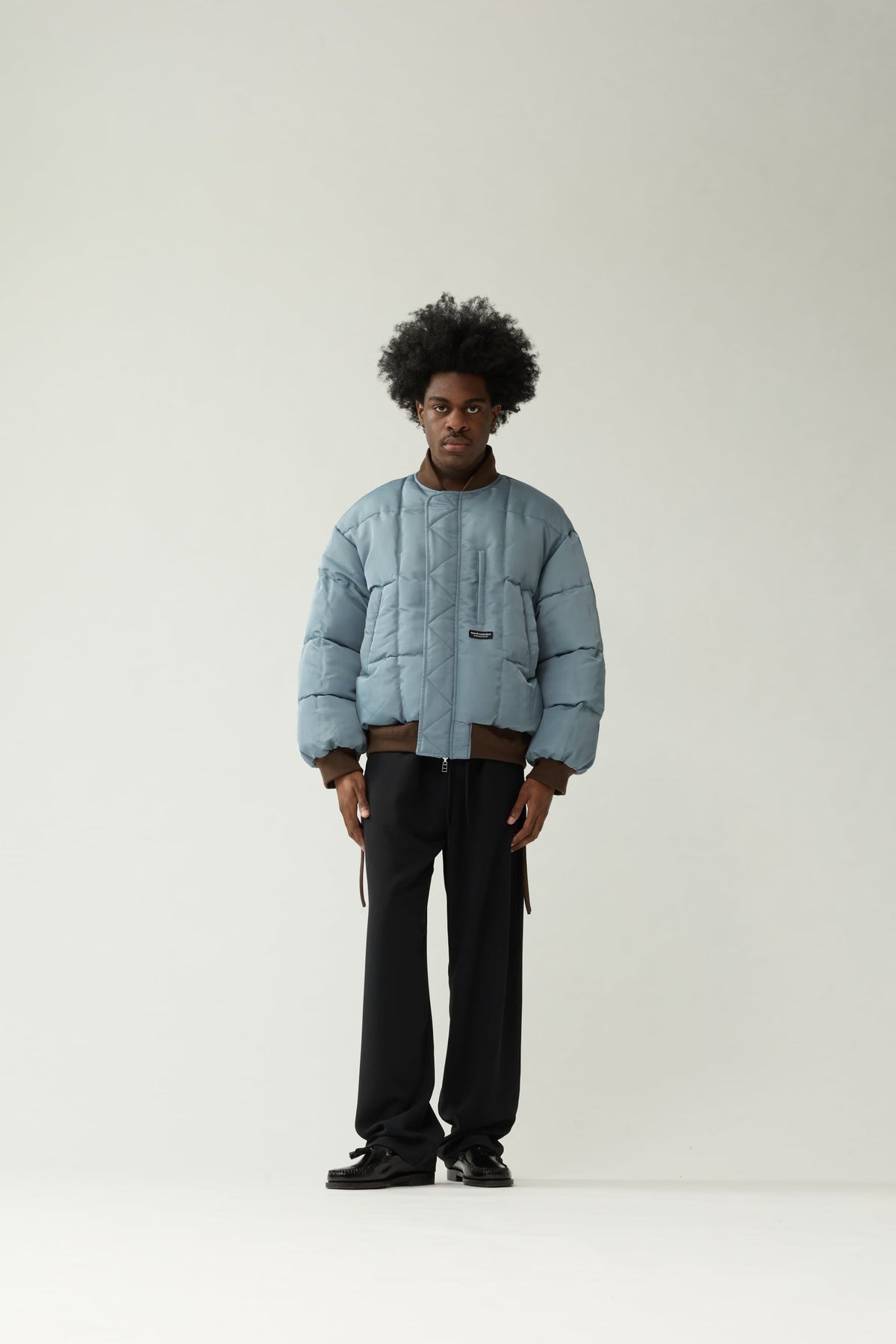 New Amsterdam Reversible Bomber Jacket  Army Green Orange