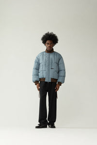 New Amsterdam Reversible Bomber Jacket  Army Green Orange