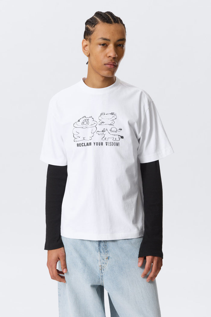 Weekday Relaxed Printed Graphic T-shirt