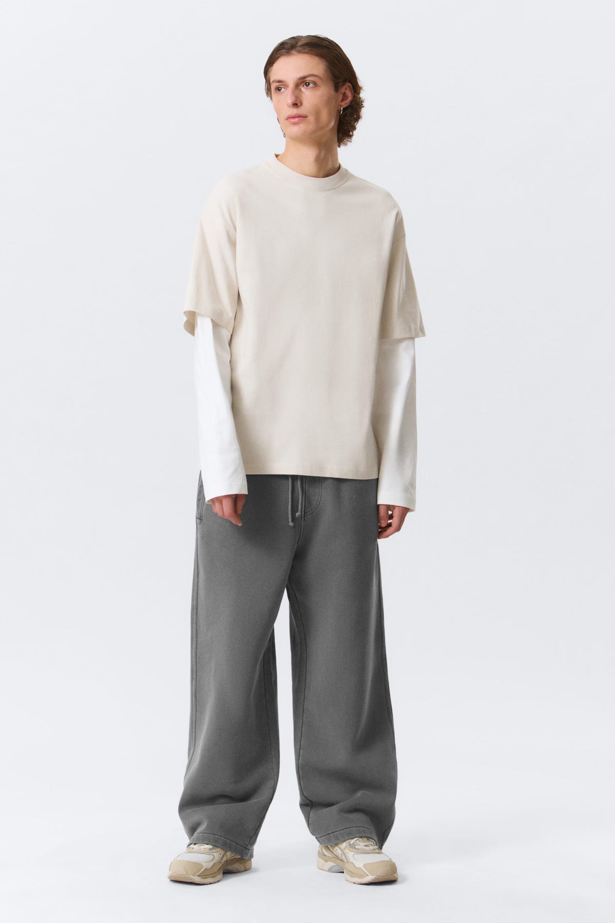 Weekday Double Layered Cotton T-shirt