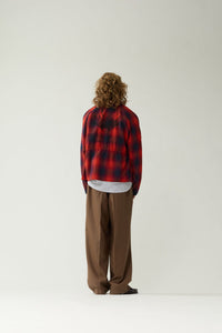 New Amsterdam Flanel Overshirt Red Check