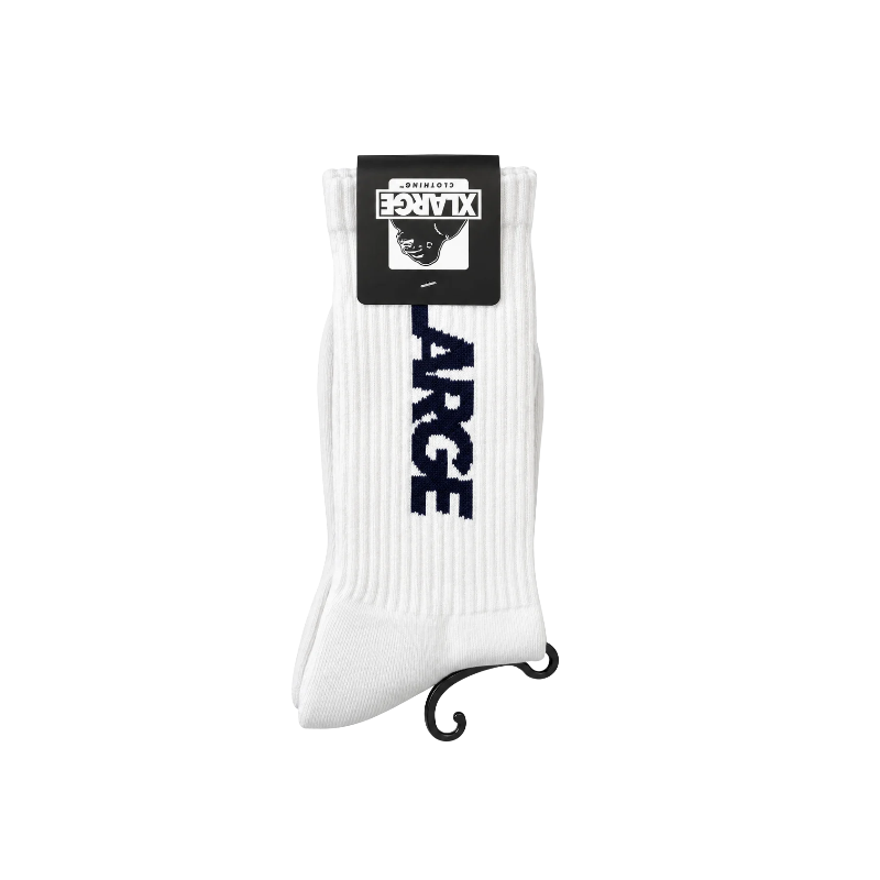 Logo Socks White