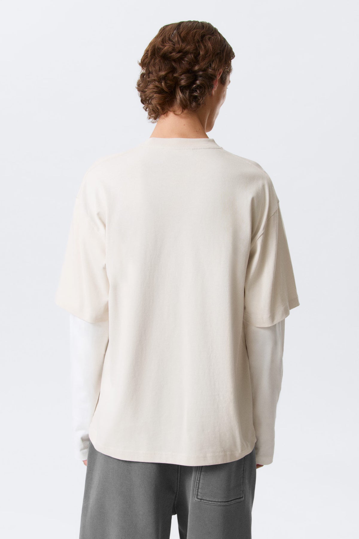 Weekday Double Layered Cotton T-shirt