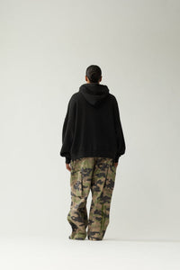 New Amsterdam Worked Logo Hoodie Black