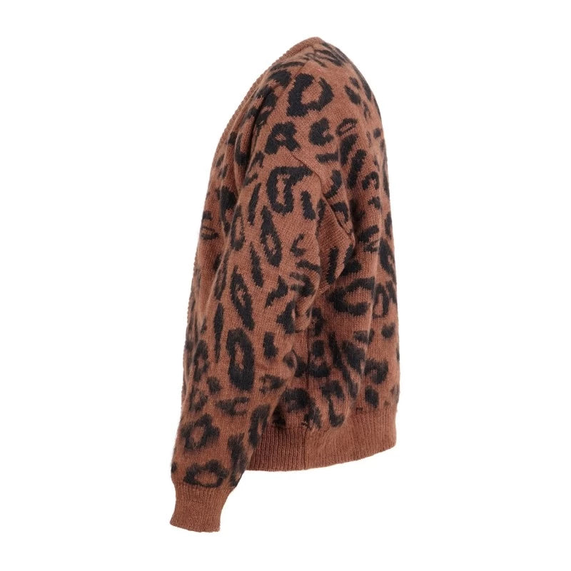 Marsem Cardigan Animalier Mohair