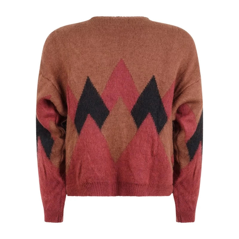 Marsem Cardigan Geometrico Mohair