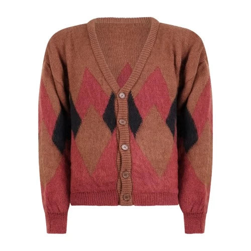 Marsem Cardigan Geometrico Mohair