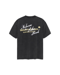 New Amsterdam Welcome to Palmbeach Tee Antracite