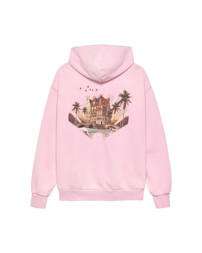 New Amsterdam Tropical Hoodie Pink