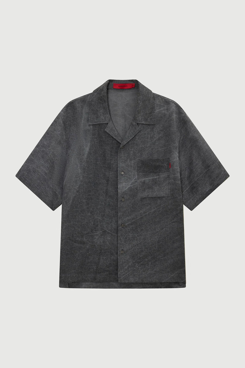 Acupuncture Cracked Shirt S/S Marble Sand