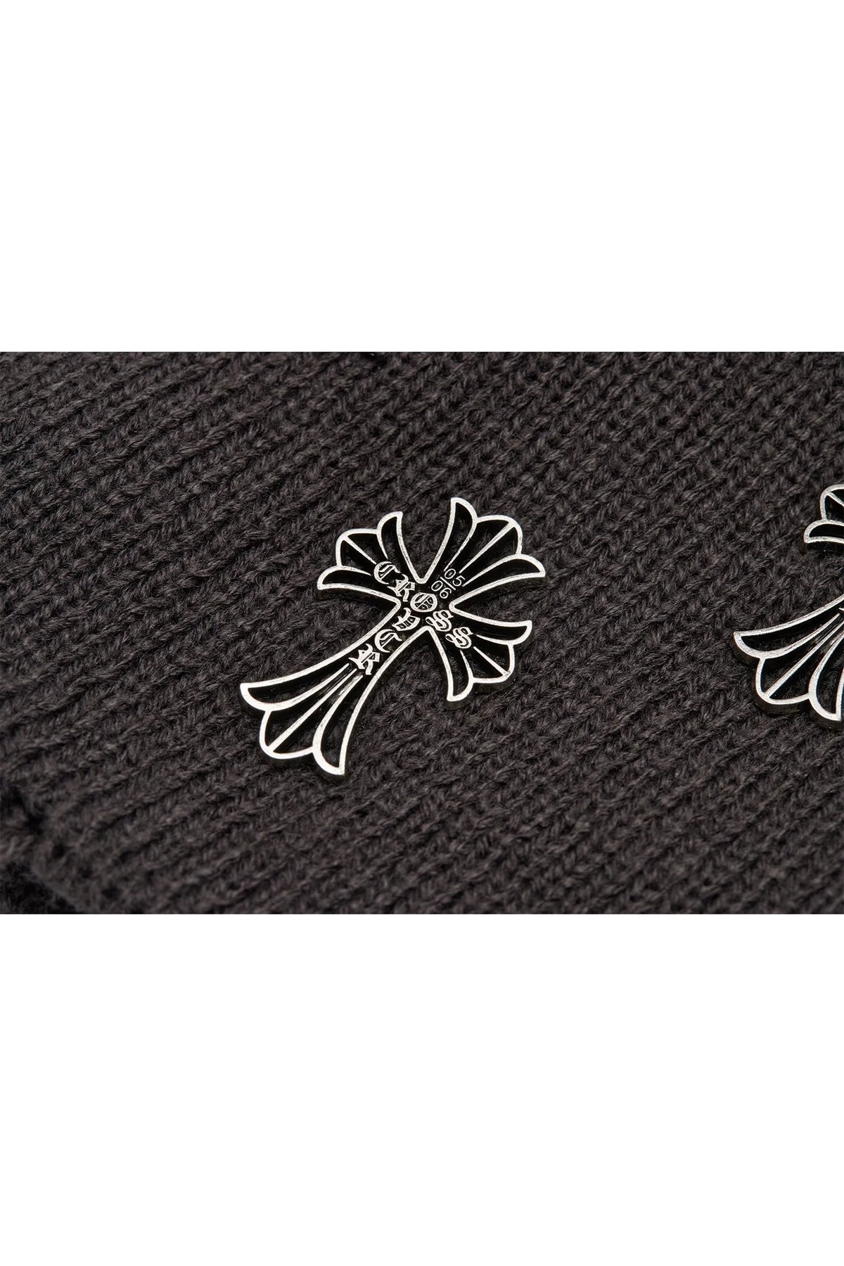 Acupuncture Beanie Cross Over Grey