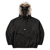 Umbro Flannel Fur Anorak Dark Brown