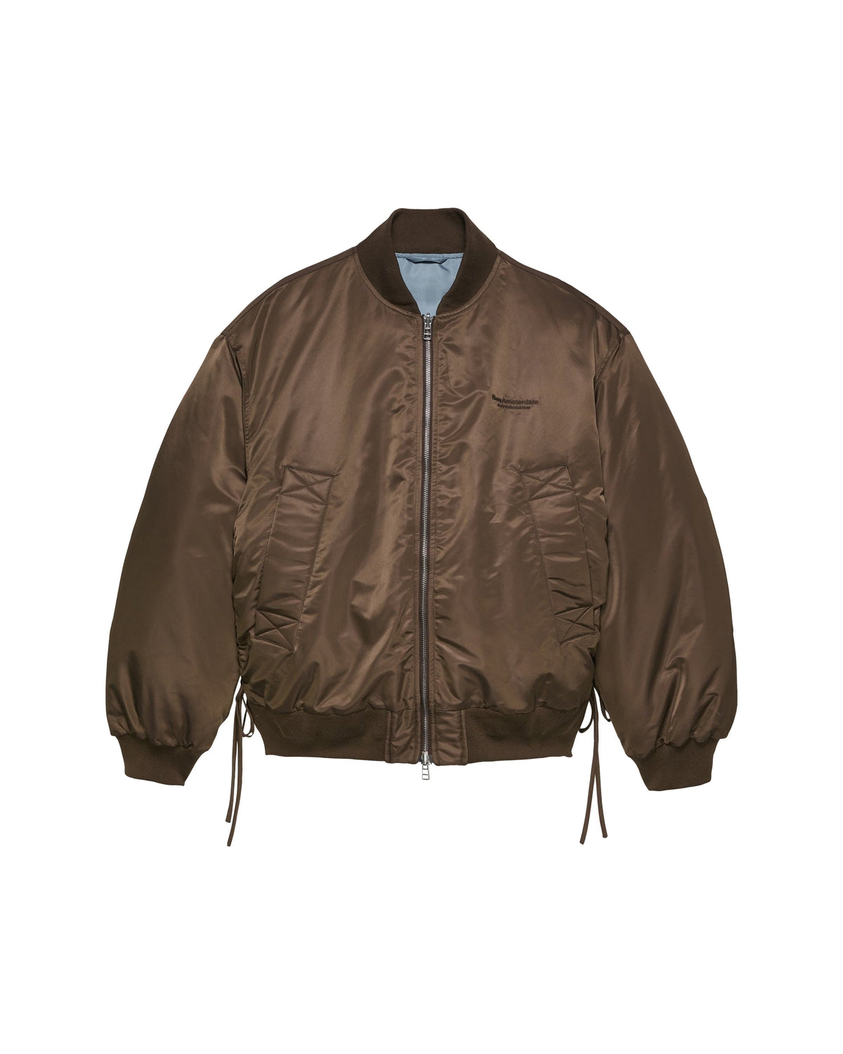New Amsterdam Reversible Bomber Jacket  Army Green Orange