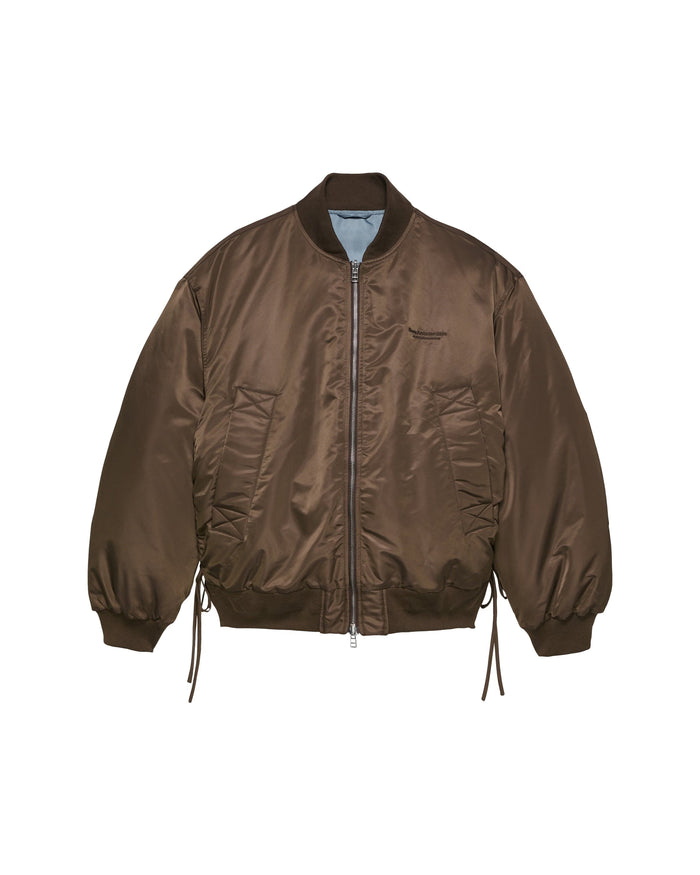 New Amsterdam Reversible Bomber Jacket  Army Green Orange