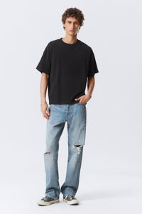 Weekday Great Boxy Tshirt Heavyweight Black